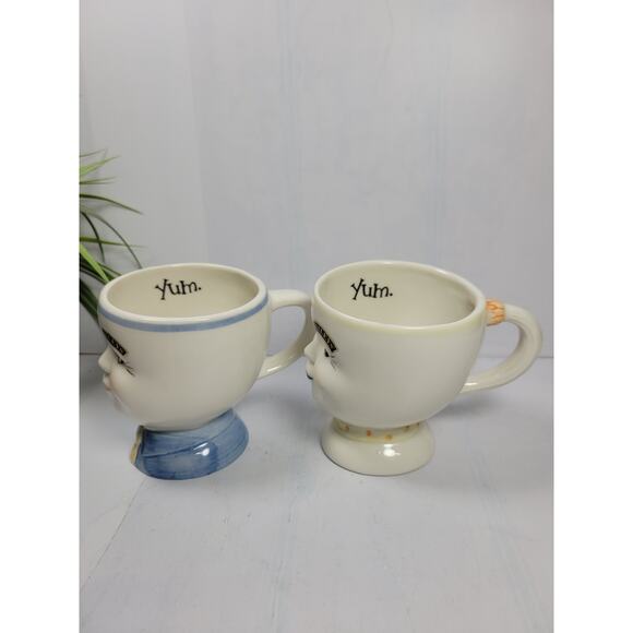 Vintage Bailey's Winking Yum Cups, His Hers Mug 1997 - Picture 3 of 5